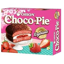 KEKSE CHOCO-PIE mit Erdbeergeschmack 360 g (30 g x 12St)