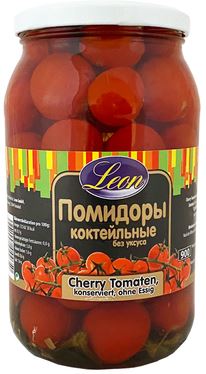 Tomaten Cherry konserviert, ohne Essig (Premium) 900ml LEON