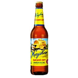 Schankbier "Zhigulyovskoye Visschij Sort", helles 4,0% vol. 0,5L