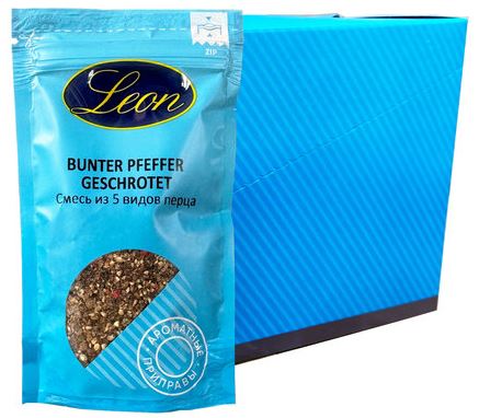 BUNTER PFEFFER GESCHROTET