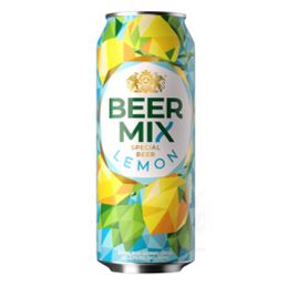 Biermischgetränk BEER MIX aus 50% Bier und 50% Erfrischungsgetränk mit Citrusgeschmack 2,5% Alc.