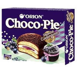 KEKSE CHOCO-PIE" mit Schwarze-Johannisbeer-Geschmack 360g(30g x 12St)
