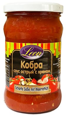 KOBRA - Scharfe Sauce mit Tomaten und Meerrettich